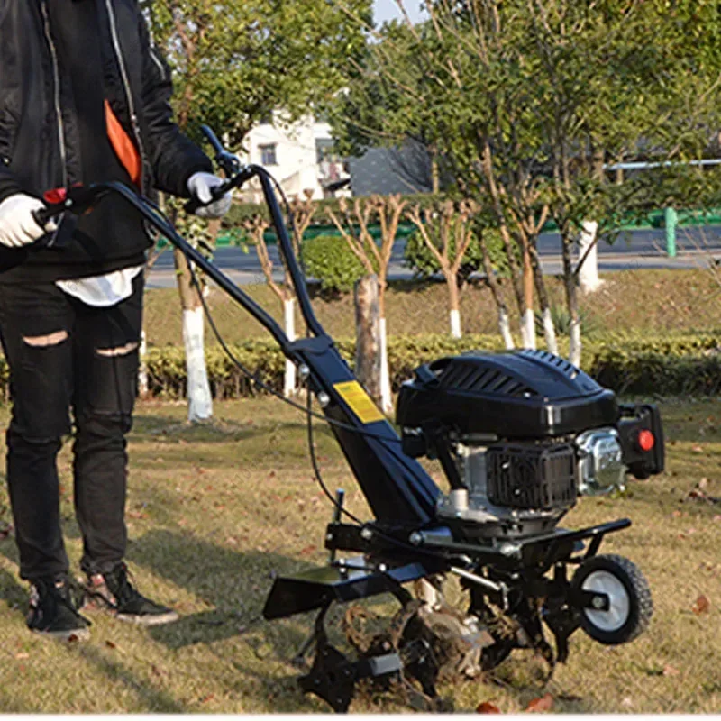 

New Hand-held Micro Tiller – 4-Stroke, Multifunctional for Soil Loosening, Ditching & Weeding (Orchard/Vegetable Garden)