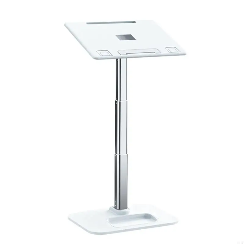 B0KF Portable Laptop Stand Ergonomic Computer Riser Stand Adjustable Lapdesk Bracket