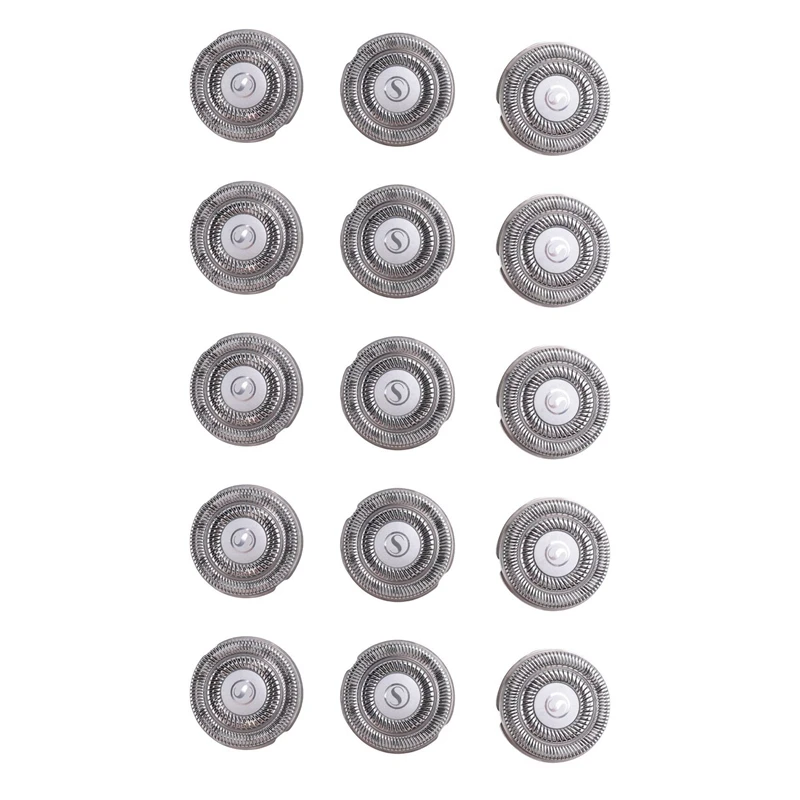 BAAN-15PCS para xiaomi mijia s500c s500 s300 cabeça de barbeador elétrico substituir rede de barbeador mjtxd01sks acessórios de cabeça de corte