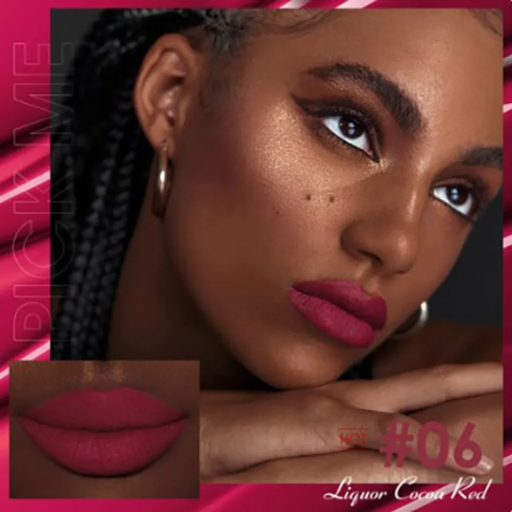 Matte Afwerking O. Tw O.o Vloeibare Lippenstift Waterdicht Niet Gemakkelijk Te Vervagen Matte Afwerking Sexy Zijdeachtige Lipgloss Die De Cup Niet Aanraakt