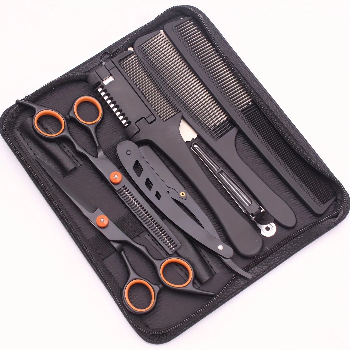 

Professional Barber Scissors, Hair Cutting and Thinning Scissors Set Stainless Steel for Home Salon Styling Tools