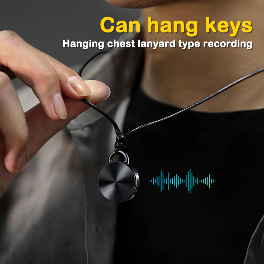 Długi czas nagrywania aluminiowy Mini inteligentny aktywowany cyfrowy dyktafon odtwarzacz muzyczny MP3