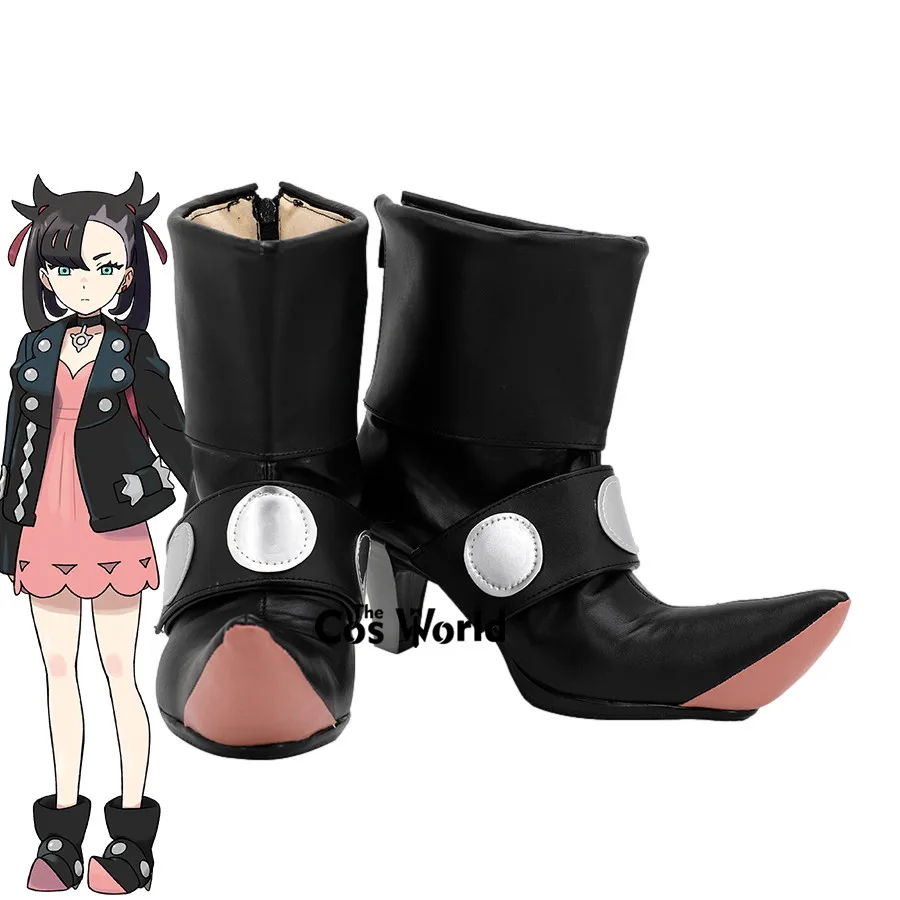 Marnie Games Anime Customize Cosplay High Heels Shoes Boots