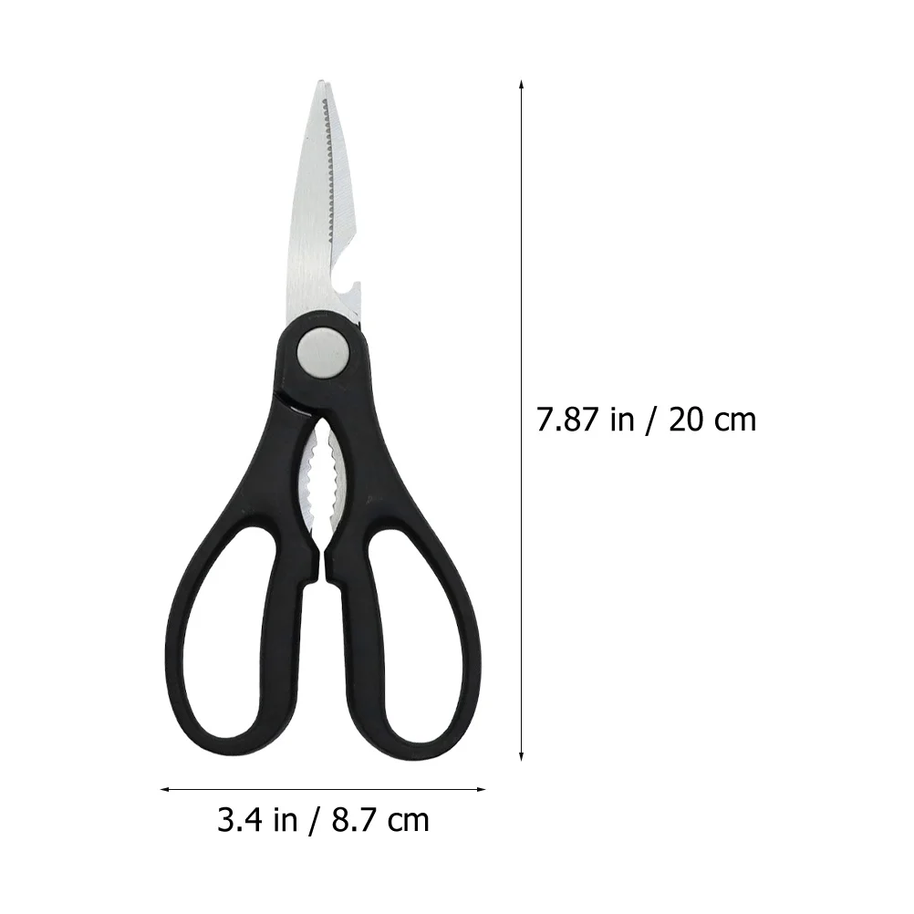 

3pcs Chicken Bone Scissors Set Stainless Steel Food Shears Ergonomic Handle For Poultry Cutting Multipurpose Kitchen Scissors