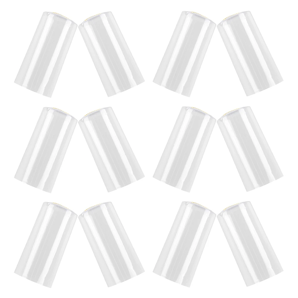 

200 Pcs Bottle Cap Sealer Straight Mouth Airtight Plastic Sleeves Shrink Capsules