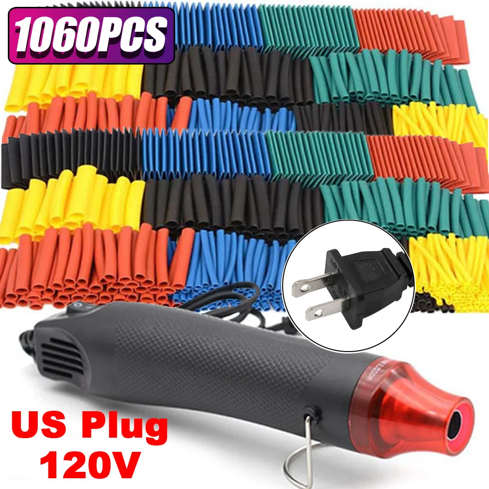 1060/530/127PCS Krimpkous Kit 2:1 Krimpbare Draad Krimpen Wrap Draad Sluit Cover Kabel Reparatie Bescherming