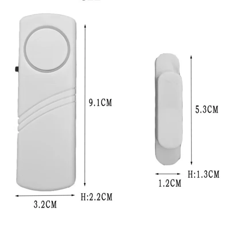 ABKQ-Door Magnetic Alarm Home Anti-Theft Door Opening Sensor 10 Pcs Wireless Door Andwindow Anti-Theft Alarm