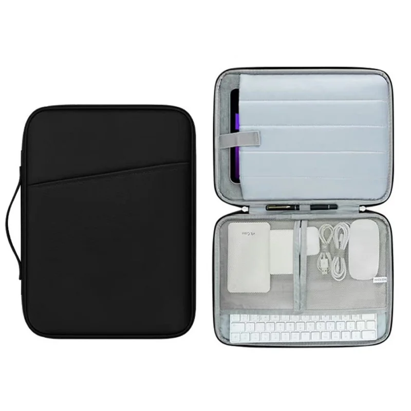 

1PCSFlat Panel Computer Storage Bag，Applicable13Inch Computer - Durable、Fashionable and with multiple compartments，Can Store Dai