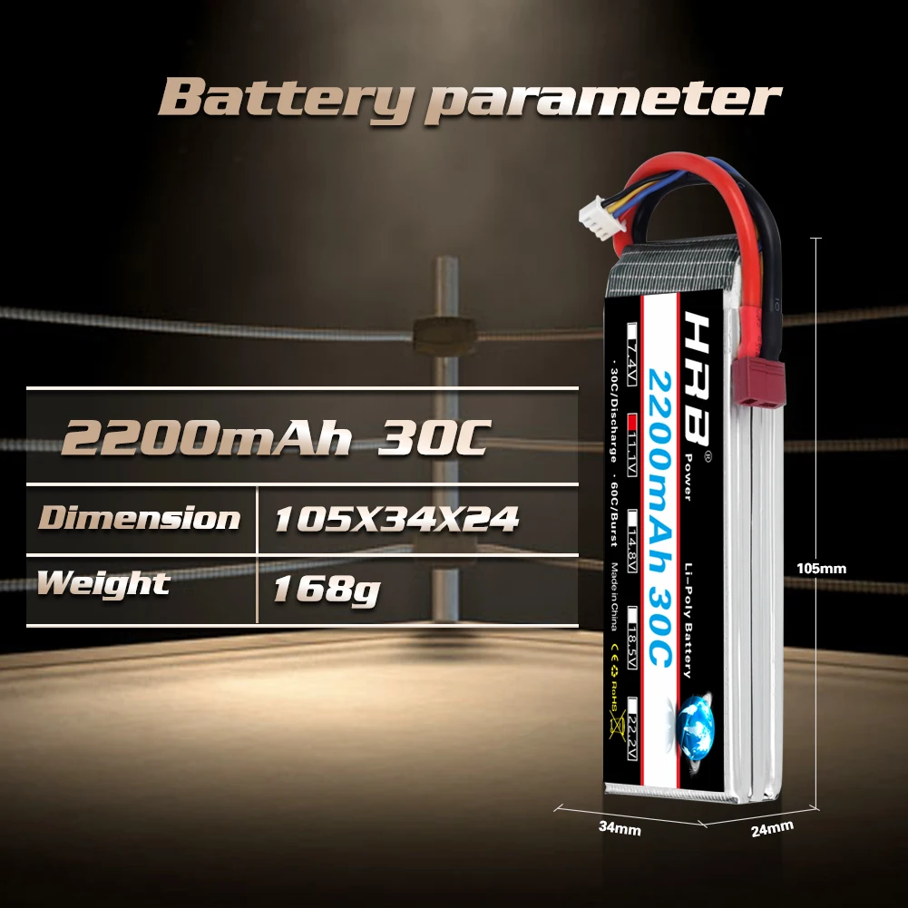 batterie lipo rc – vue détaillée