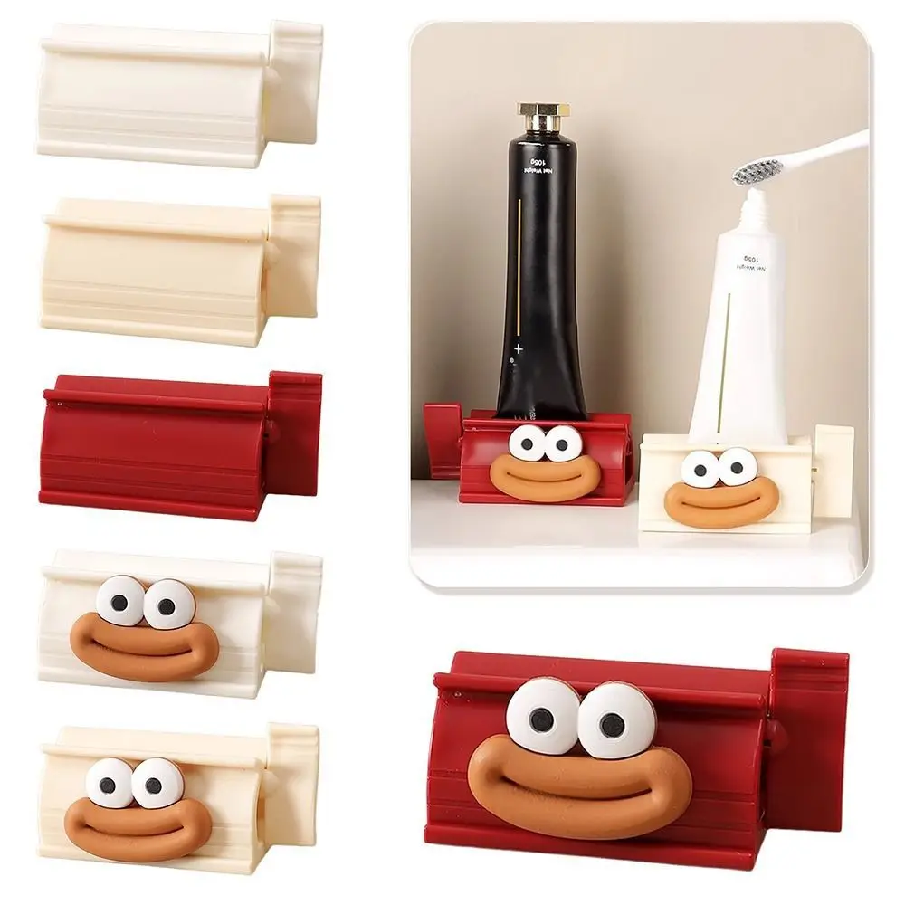 Toothpaste Dispenser Toothpaste Squeezer Automatic Rolling Quantitative Squeezing Facial Cleanser Tool Sausage Mouth