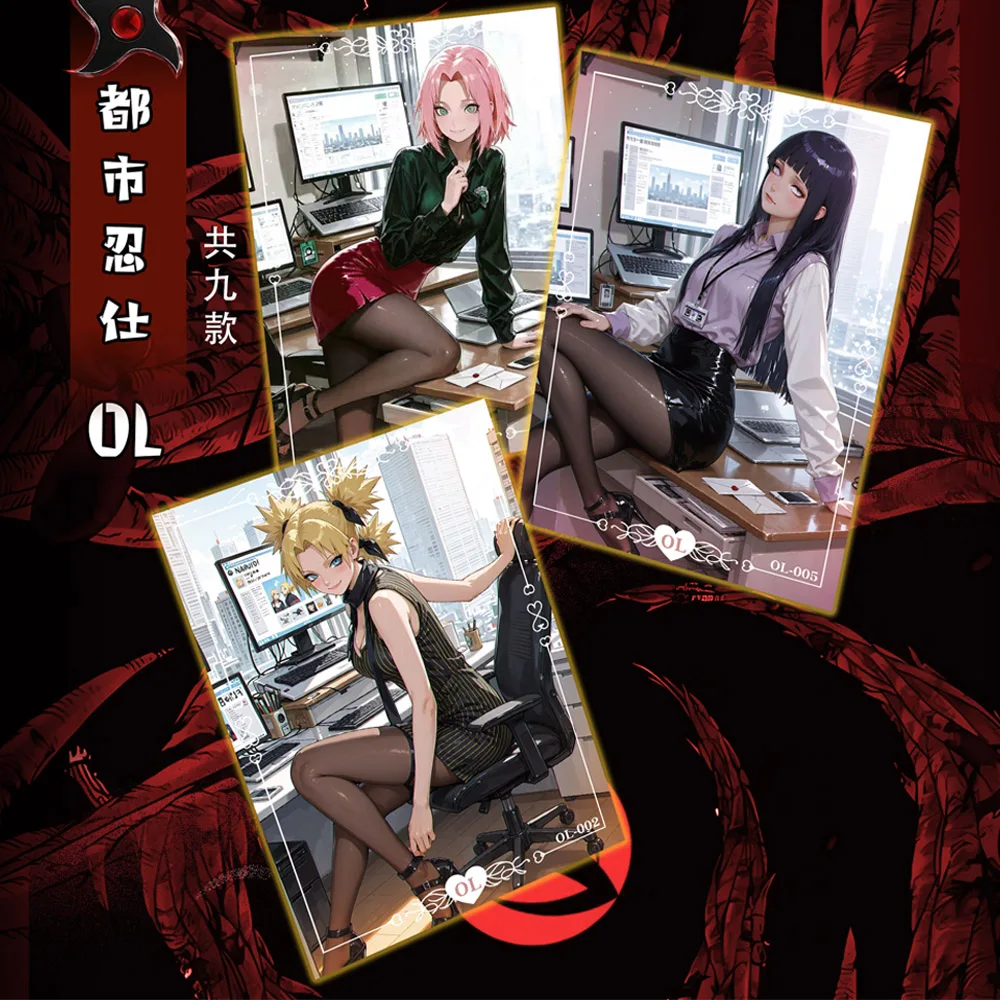 New AnLan Creative Genuine Naruto Card Uzumaki Naruto Uchiha Itachi Anime Game Collection Card Children's Toys Gifts in Stock