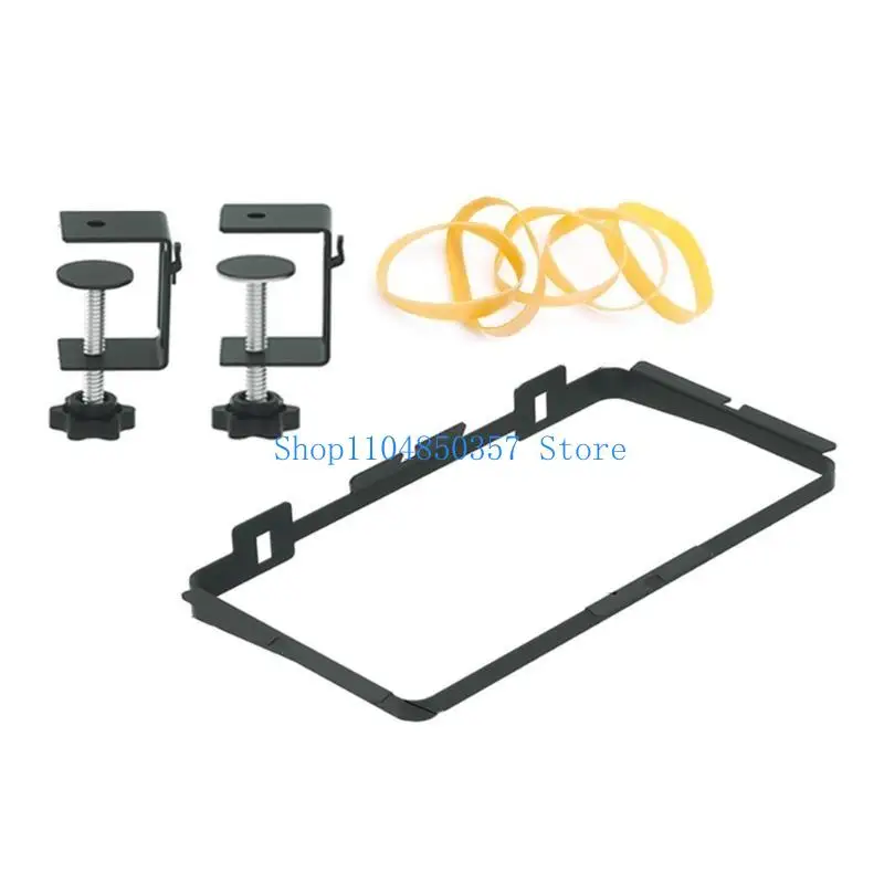 652F Outdoor Camping Trash Bag Holder Metal Garbage Bag Hanging Storage Rack Portable Trash Bag Stand Easy to Install