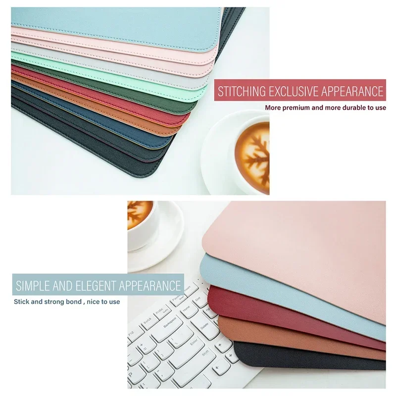 【Fast Delivery】Waterproof Leather Desk Mouse Pad Desktop Table Mat Anti Slip Laptop Computer Games Mouse Pad