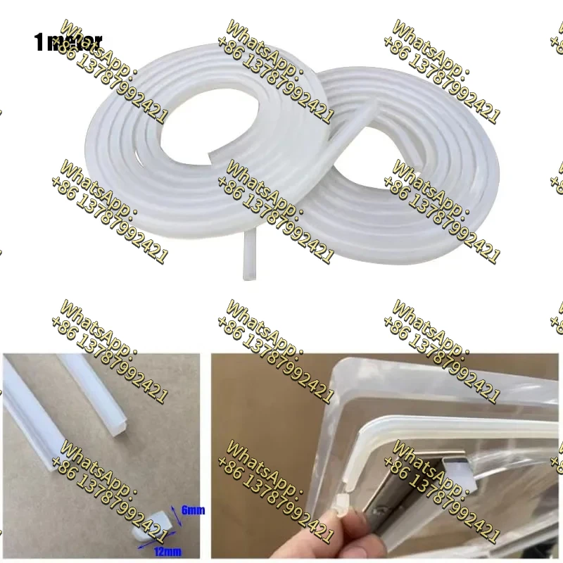 1m Vacuum packaging machine sealing strip upper Cover Seal parts Silicone  Rubber  Single chamber for  