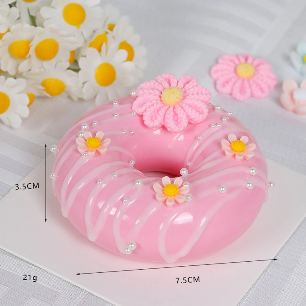 Artificial Donuts Model Simulation PVC Donut Bread Food Chocolate Cake Roll Photography Decoration Props For DIY Craft Shop