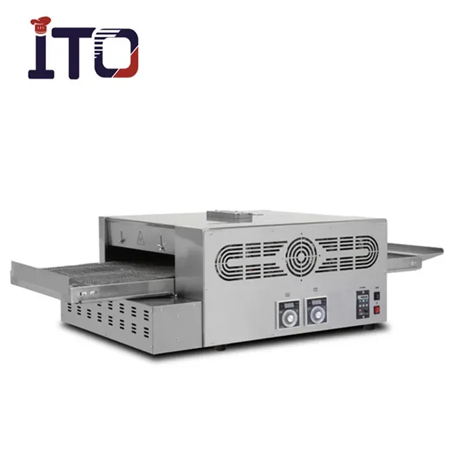 

18" gas conveyor pizza oven for bakery pizza