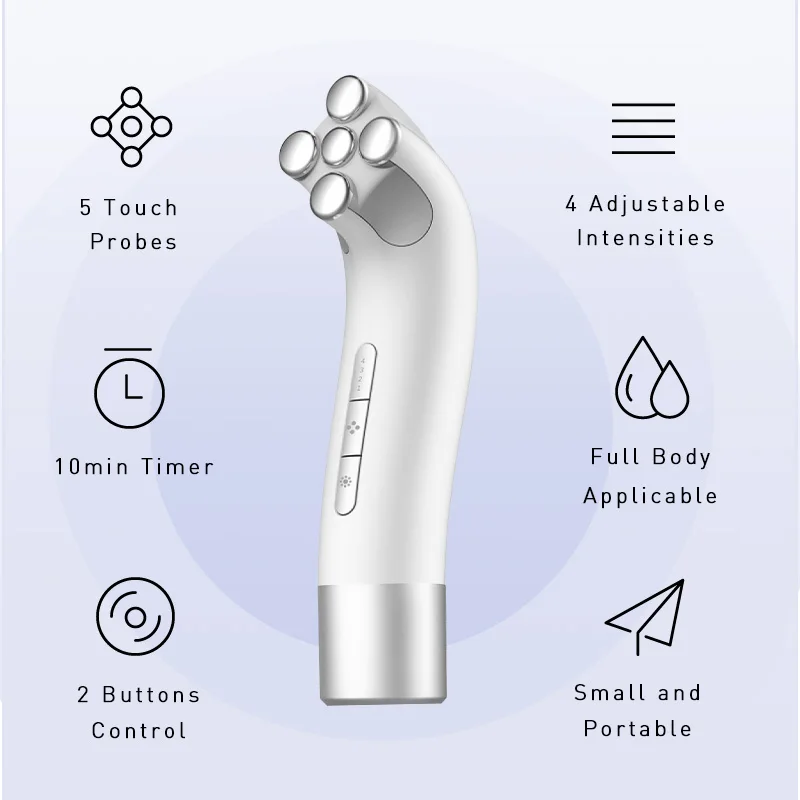 Dispositivo di bellezza per terapia della luce a LED con microcorrente EMS Strumento di bellezza domestico per macchina di bellezza antietà e riduzione delle rughe