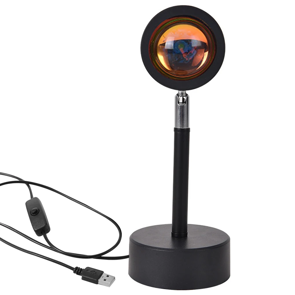 

Проекционный светильник, светодиодный 5 Вт, USB-светильник для проектора, регулируемая лампа для фотосъемки, атмосферная лампа, закат