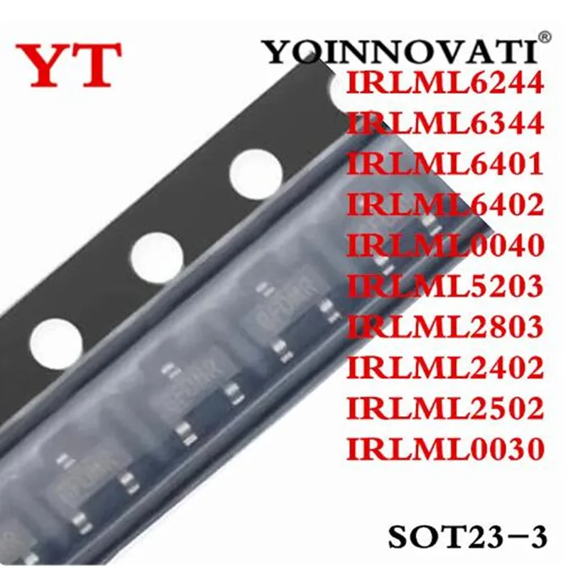 20PCS IRLML2502TRPBF IRLML2502 IRLML2402 IRLML2803 IRLML0030 IRLML5203 IRLML6344 IRLML6402 IRLML6401 IRLML6244 SOT2323