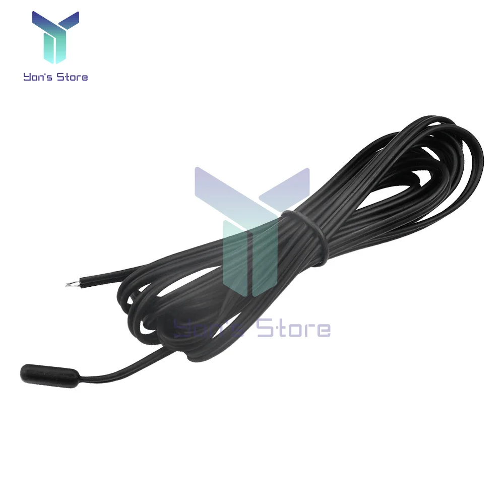 1Pcs NTC Temperature Controller Sensor 10K NTC B3435 Waterproof Probe Thermistor Accuracy Temperature Sensor Probe 1M