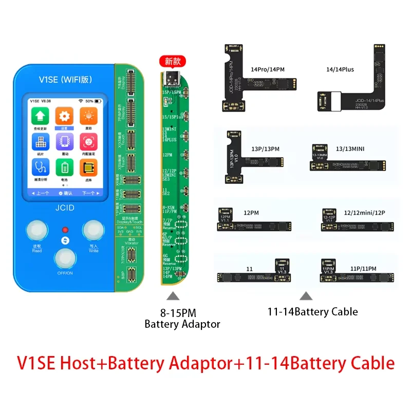 JC V1S V1SE Battery Repair Board Flex Cable for iPhone 11 12 13 14PM Non-Genuine Battery Warning Health Repair Battery Pop Ups