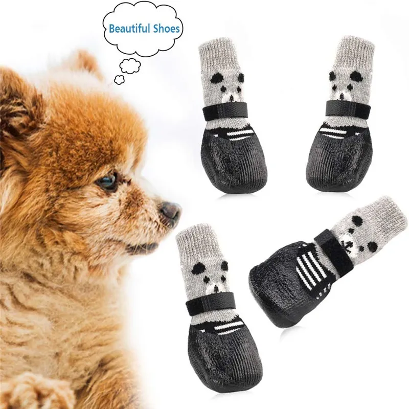 Shoes for Dogs Small Big Winter Dog Shoes Boots Rain Anti-Slip Dogs Socks Cat Waterproof Slippers Little Chihuahua Puppy Poodle