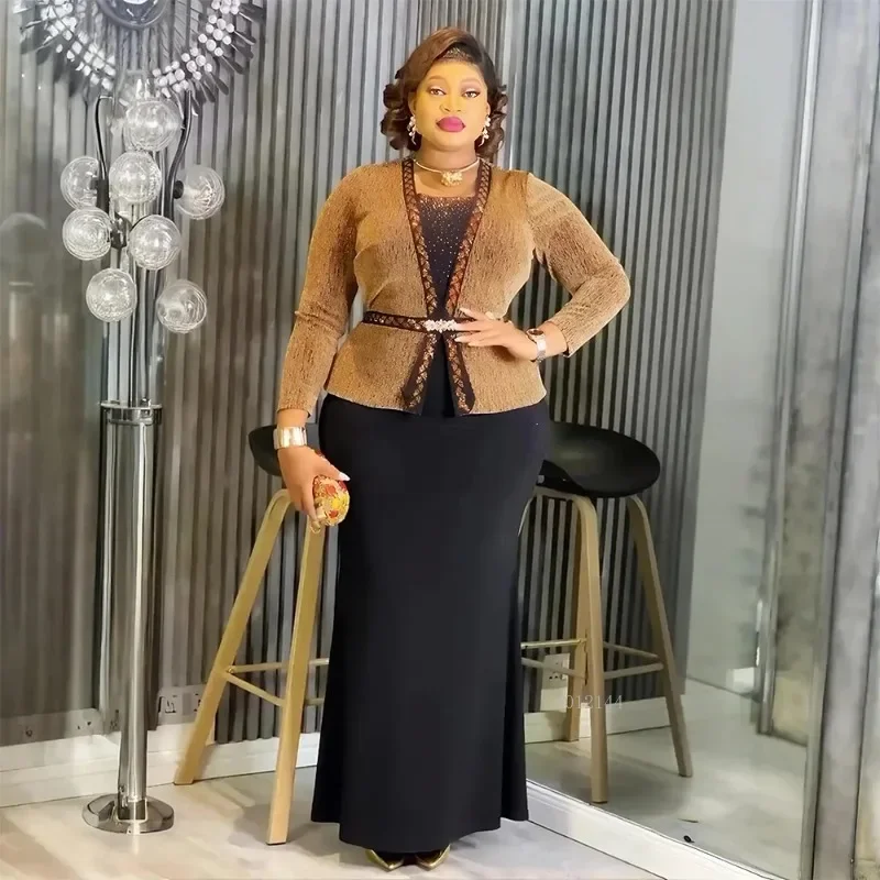 

Elegant African Wedding Dress for Women Long Maxi Kaftan Robe Muslim Fashion Abaya Dashiki Clothing 2026