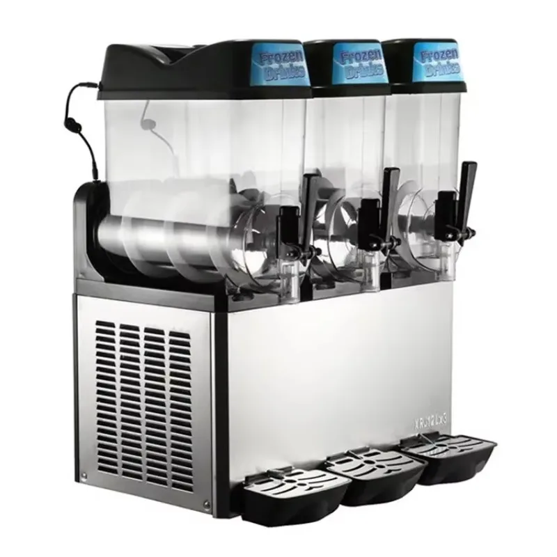 12Lx3 Tank Hoge kwaliteit Slushie Machine Commerciële Slush Frozen Drink te koop