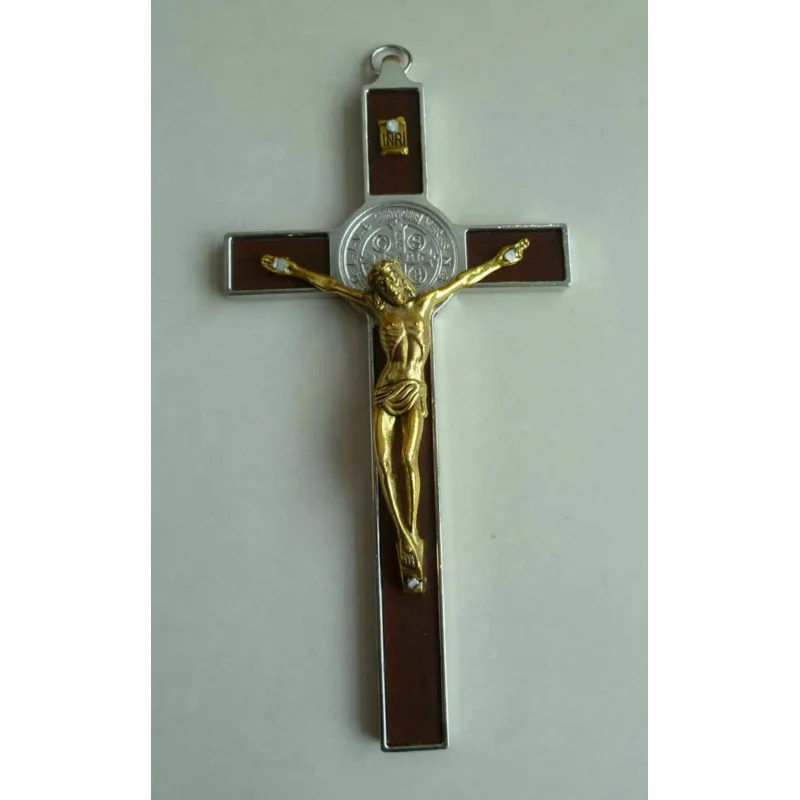 

Jesus Christ Wall Crucifix Cross Religious Saint 3D Craft Antique Decoration New