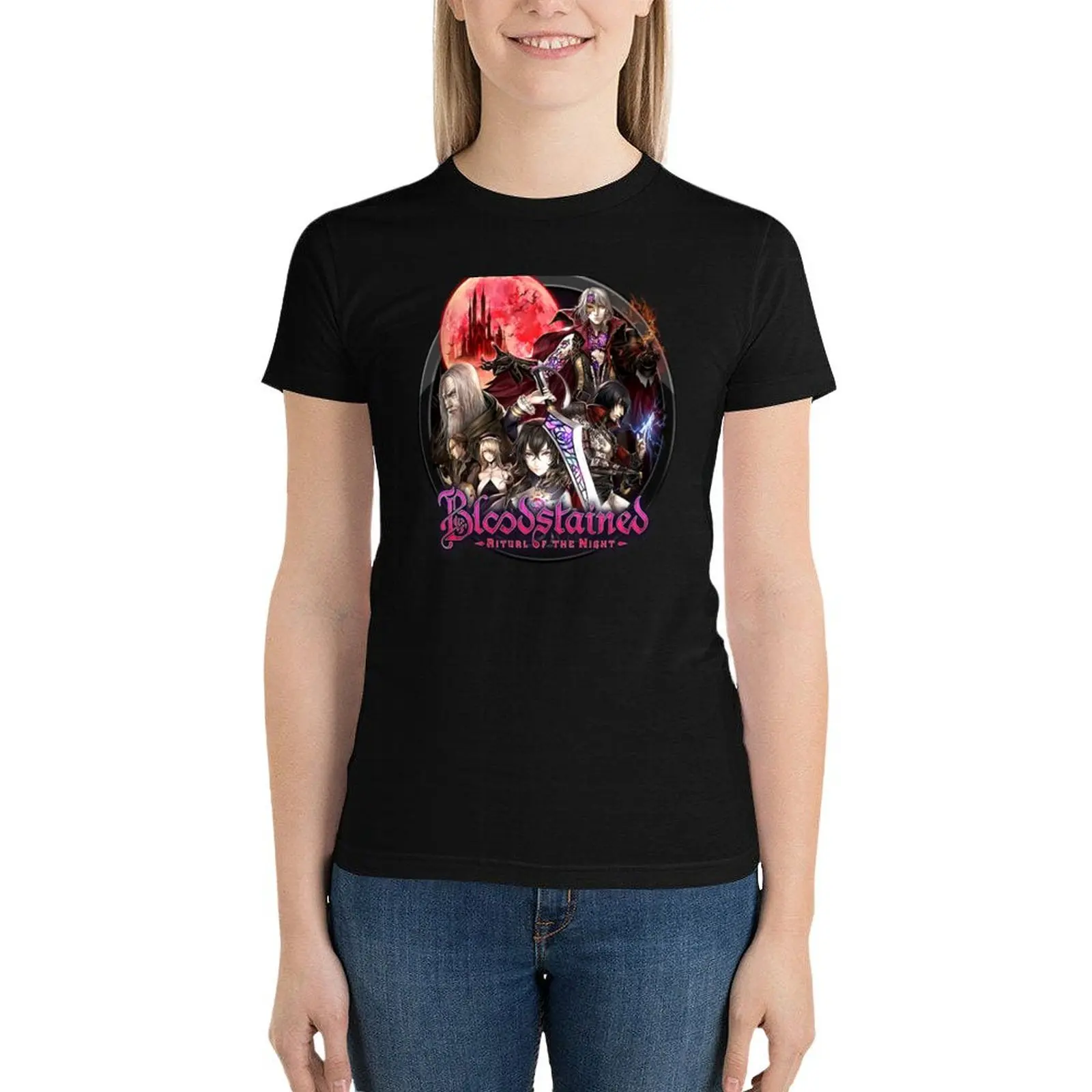 Bloodstained: Ritual of the Night T-Shirt female hippie clothes woman t shirt