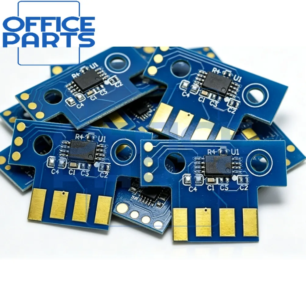 4 piezas de chips de tóner 70C1HK0 70C2HK0 70C8HK0 4K 3K usados para cartuchos de impresora Lexmark CS310 CS410 CS510 CS310N CS410N CS510DE