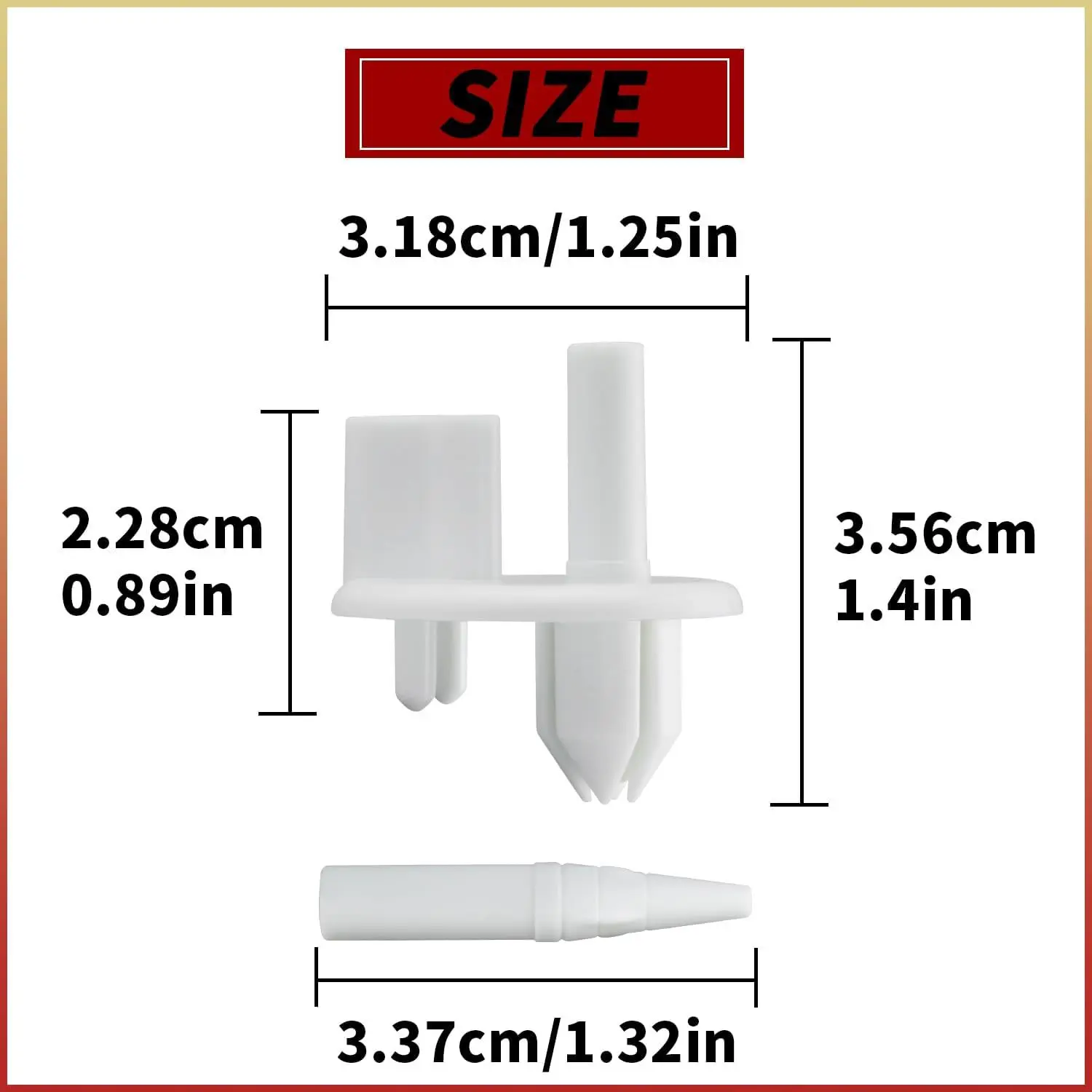 2-pieces 241993101 Crisper Shelf Cover Support Fit for Frigi-daire Refrigerator Shelf Support Replace