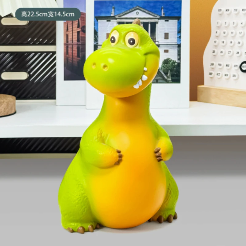 Cute Cartoon Dinosaur Piggy Bank Large Capacity Anti-fall Saving Box Kids Gift Home Decor