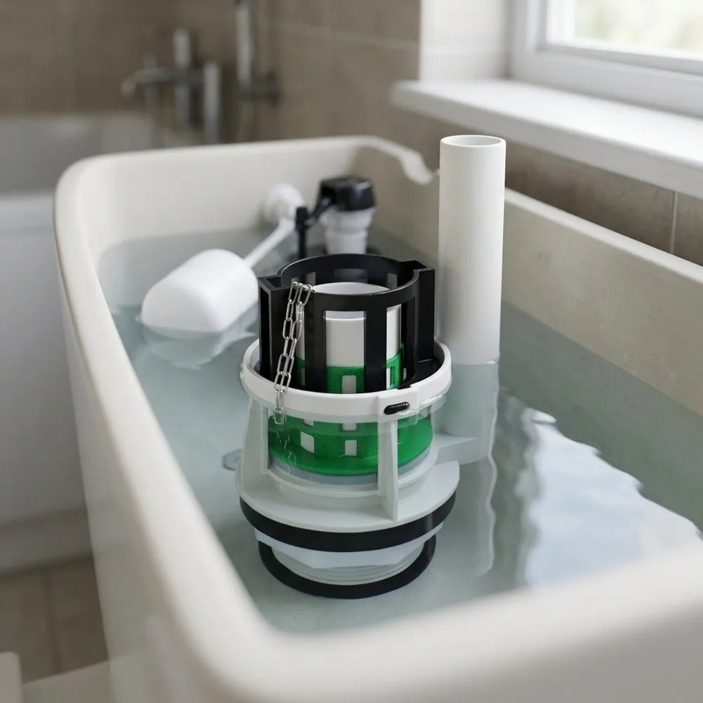 Replacement 3 Inch Flush Valve for Toto Toilets Models 440-1 460 338N Fits 3 inch Flush Hole ABS Green Drain Valve