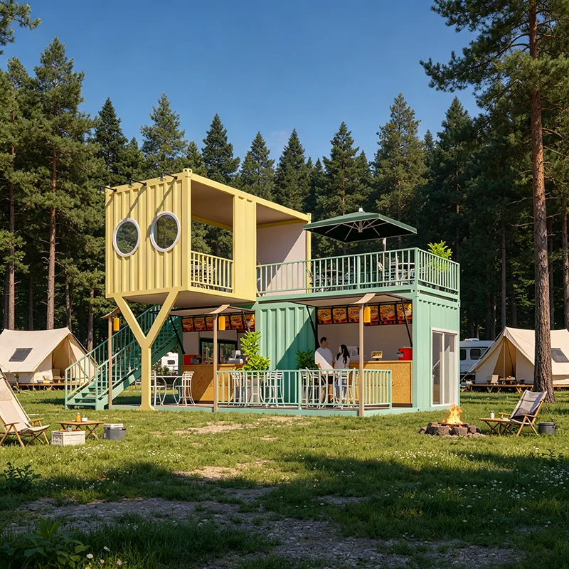 Ready Made Prefabricated 20Ft 40Ft Prebuilt Container Expandable House Kitchen Prefab Bungalow Home Casas Prefabricadas