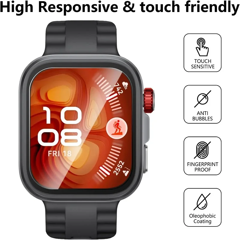 طبقة حماية لساعة Huawei Watch Fit 4 Pro/4/3/2 واقي شاشة لهاتف Huawei Fit 4 Pro/4/3/2 حماية من رقائق الفيلم