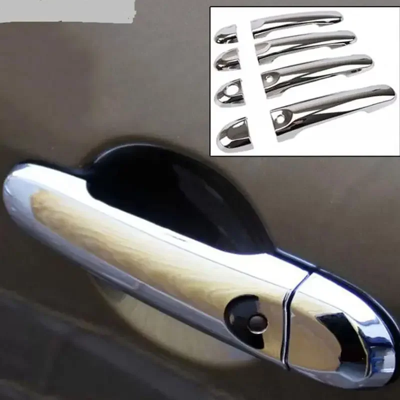 car door bowl handle chrome kits decoration for nissan sunny 2010 2011 2012 2013 2014 2015 2016 accessories styling versa kit