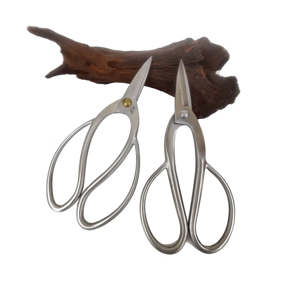 Tesoura de aço inoxidável Bonsai Shear, Punho Longo, 180mm, 210mm, 200mm, disponível, 1 Pc