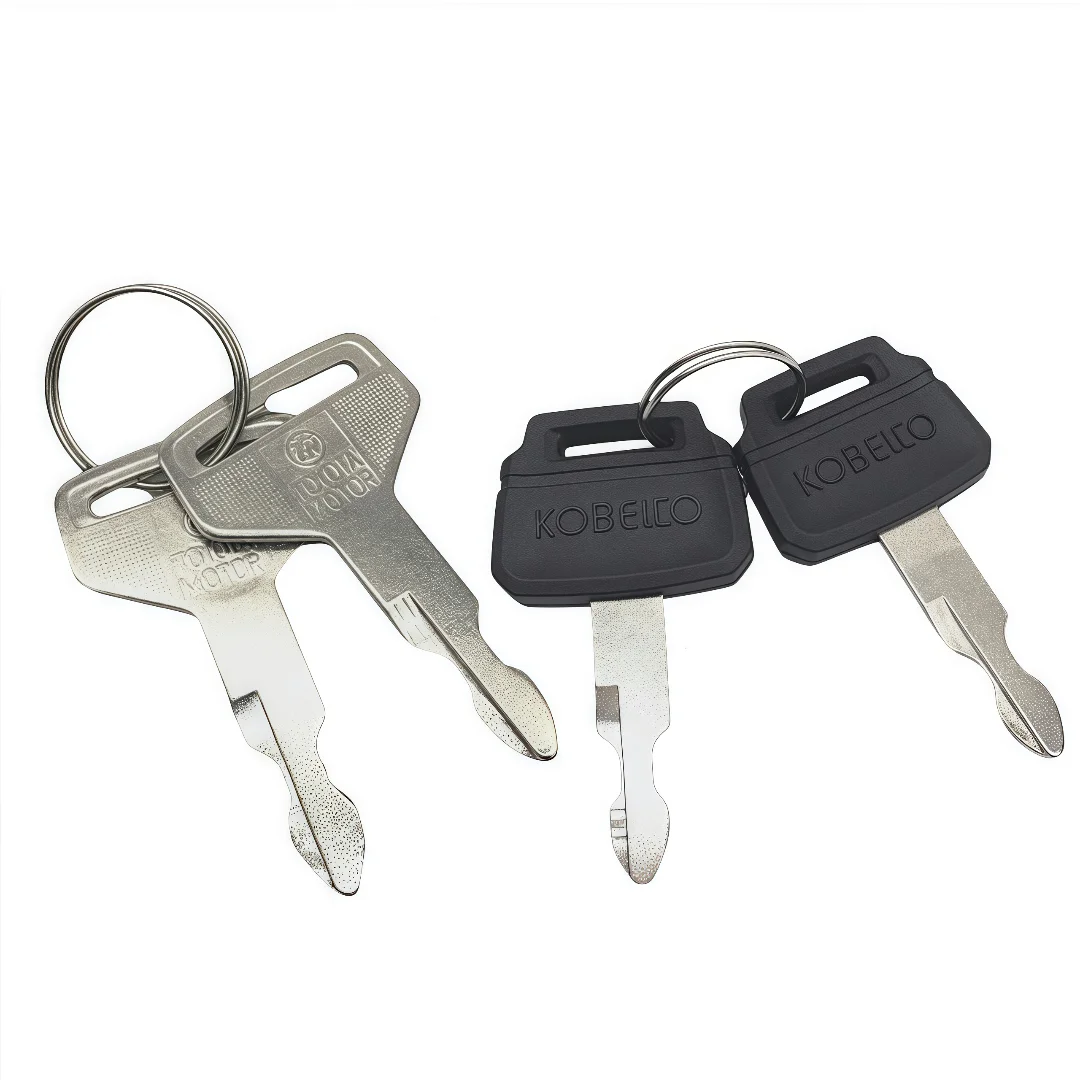 10PCS K250 Kobelco excavator key, Kobelco SK60 75 140 200 210 260 350-8 Ignition door opening key, cab key