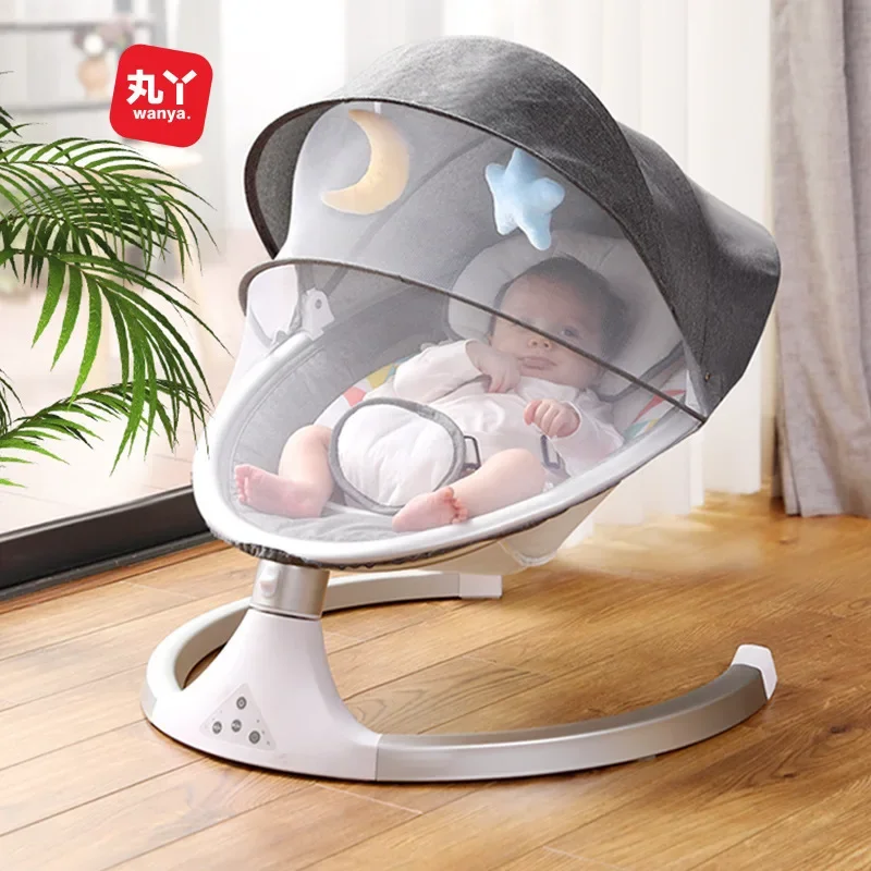 Electric Rocking Chair for Babies Newborns Baby Cradle Baby Sleeping Soothing Chair  Baby Rocking Sleep Chair