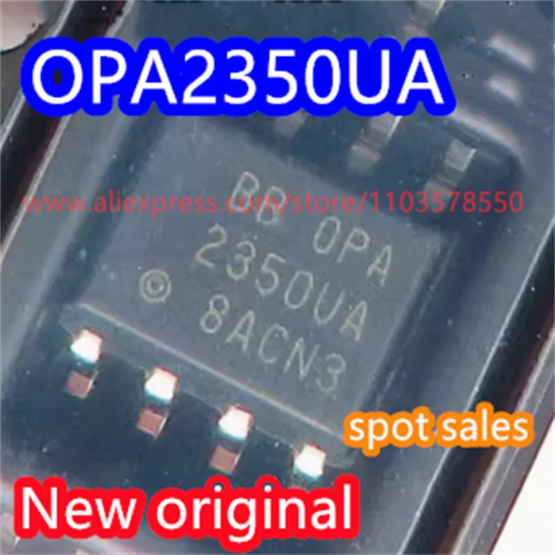 10PCS 100% Brand new original OPA2350UA/2K5 package SOIC-8 rail to rail operational amplifier IC chip OPA2350UA OPA2350