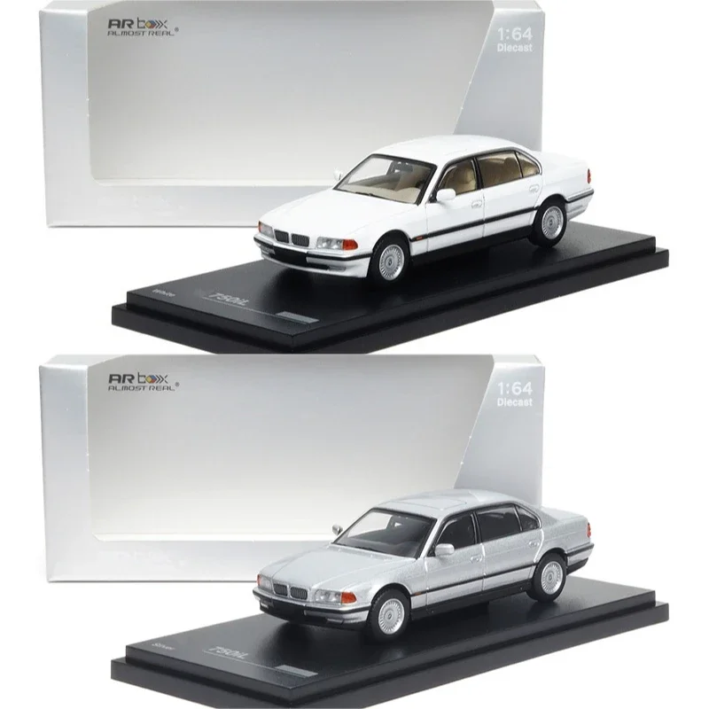 

AR Box 1:64 7 Series Mk3 E38 750iL White / Silver Diecast Model Car