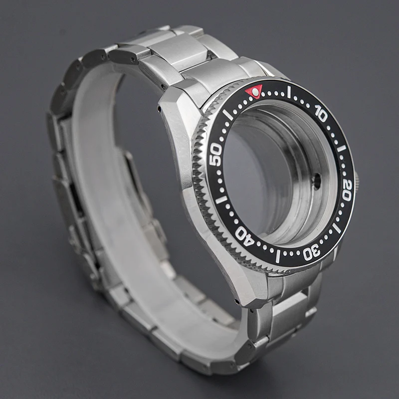 Watch Case SPB185 SPB187 Ceramic Bezel Fit Japan 7S26 NH35 NH36 4R/6R Automatic Movement Watch Repair Parts