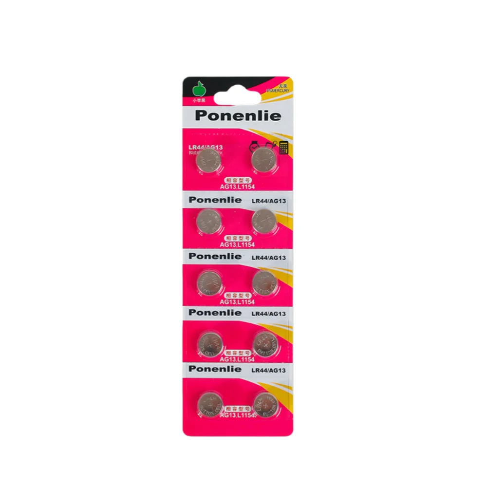 5-35PCS LR44 AG13 Button Cell Battery 1.5V 357 SR44 LR1154 Button Coin RW82 SR1154 SP76 Batteries for Watch Toys Remote