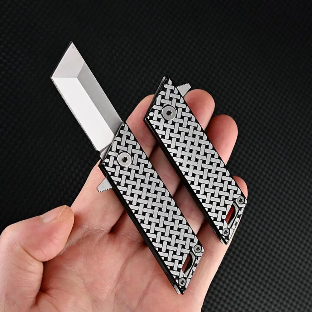 Keychain Cutter  Portable Anti-rust Stainless Steel  Express Package Pocket Cutter Daily Use