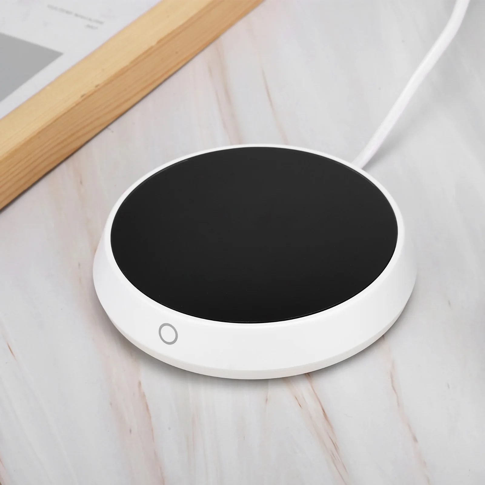 커피 차 우유를 위한 전기 컵 따뜻한 패드 데스크탑 컵 패드 쿠션 히터