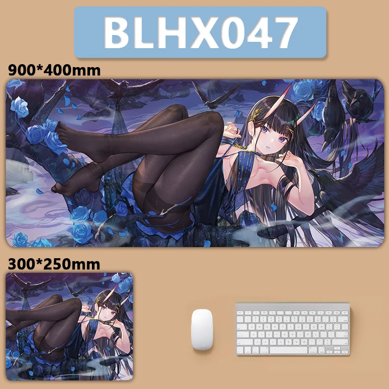 Azur Lane Noshiro XXL Large Mouse Pad Computer Laptop Non-slip Office Keyboard Mats Desk Mat Mousepad