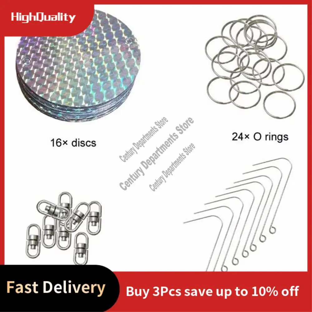 

ABRM-8 Pcs Bird Repellent Deterrent Discs Pigeon Crow Pest Repeller Glitter Reflective Discs Deterrent Repellent Disks Birds