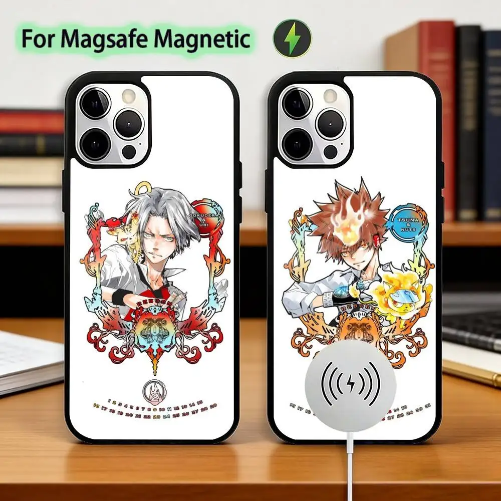 

Reborn Tsunayoshi Sawada Phone Case For iPhone17,16,15,14,13,12,11 Plus,Pro Magnetic For Magsafe Wireless Charging