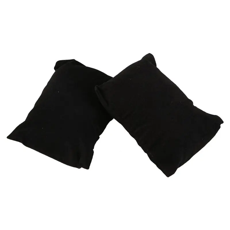 DT19 40 Pcs Velvet Jewelry Display Pillow Watch Bracelet Cushion Black Show Pillow for Ring Necklace